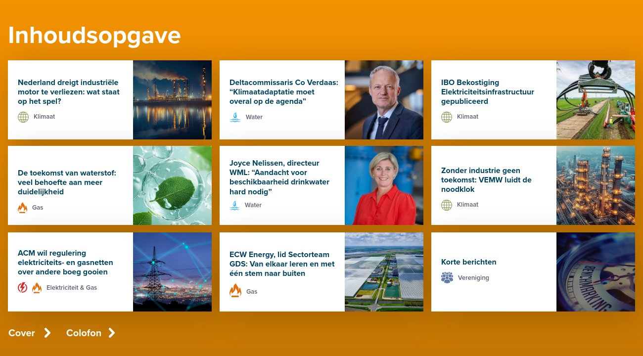 Inhoudsopgave - Inzicht Nr. 1 - 2025